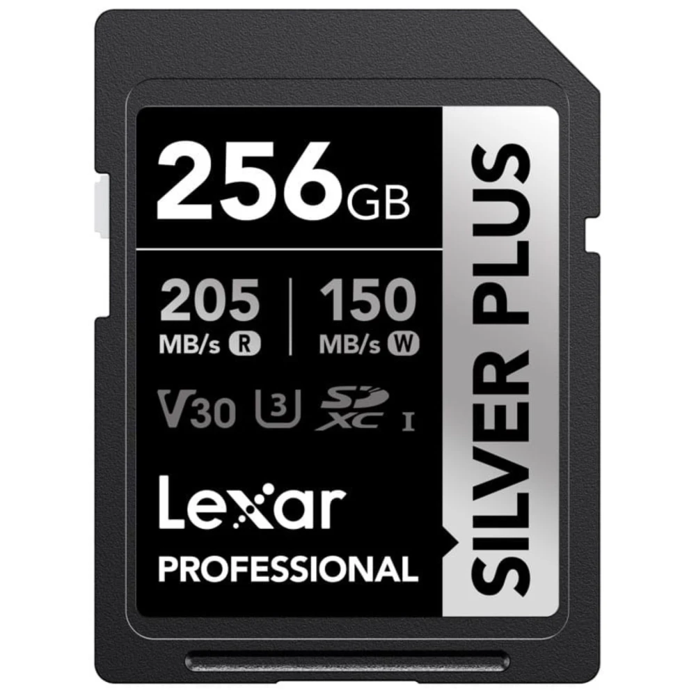 Lexar Pro SILVER Plus 256GB 1066x UHS-I/U3/A2/4K R205/W150 V30