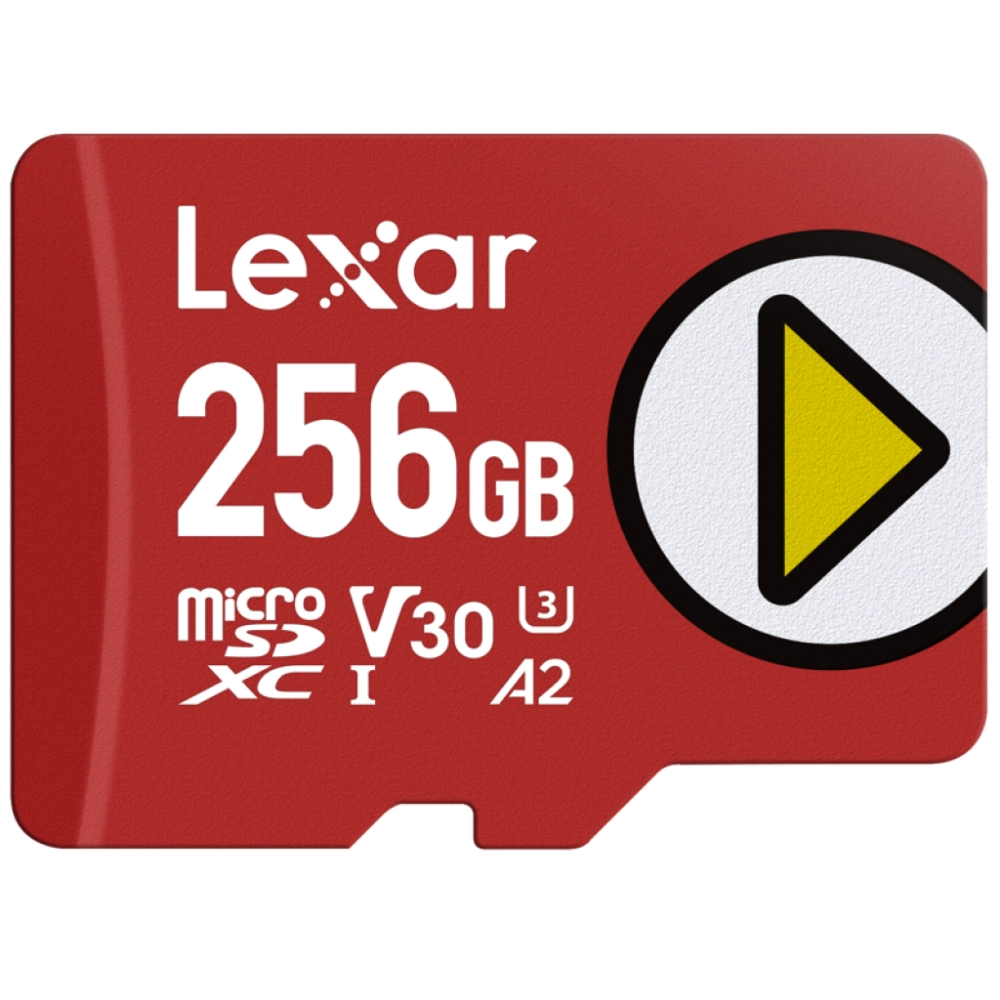 Lexar microSDXC PLAY UHS-I/A2/U3 R205/W140 V30 256GB