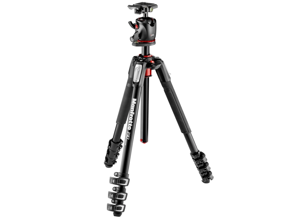 Manfrotto MK190XPRO4-BHQ2, 4 sekcje, aluminiowy, kolumna 90 st. magnezowa g�owica kulowa BHQ2