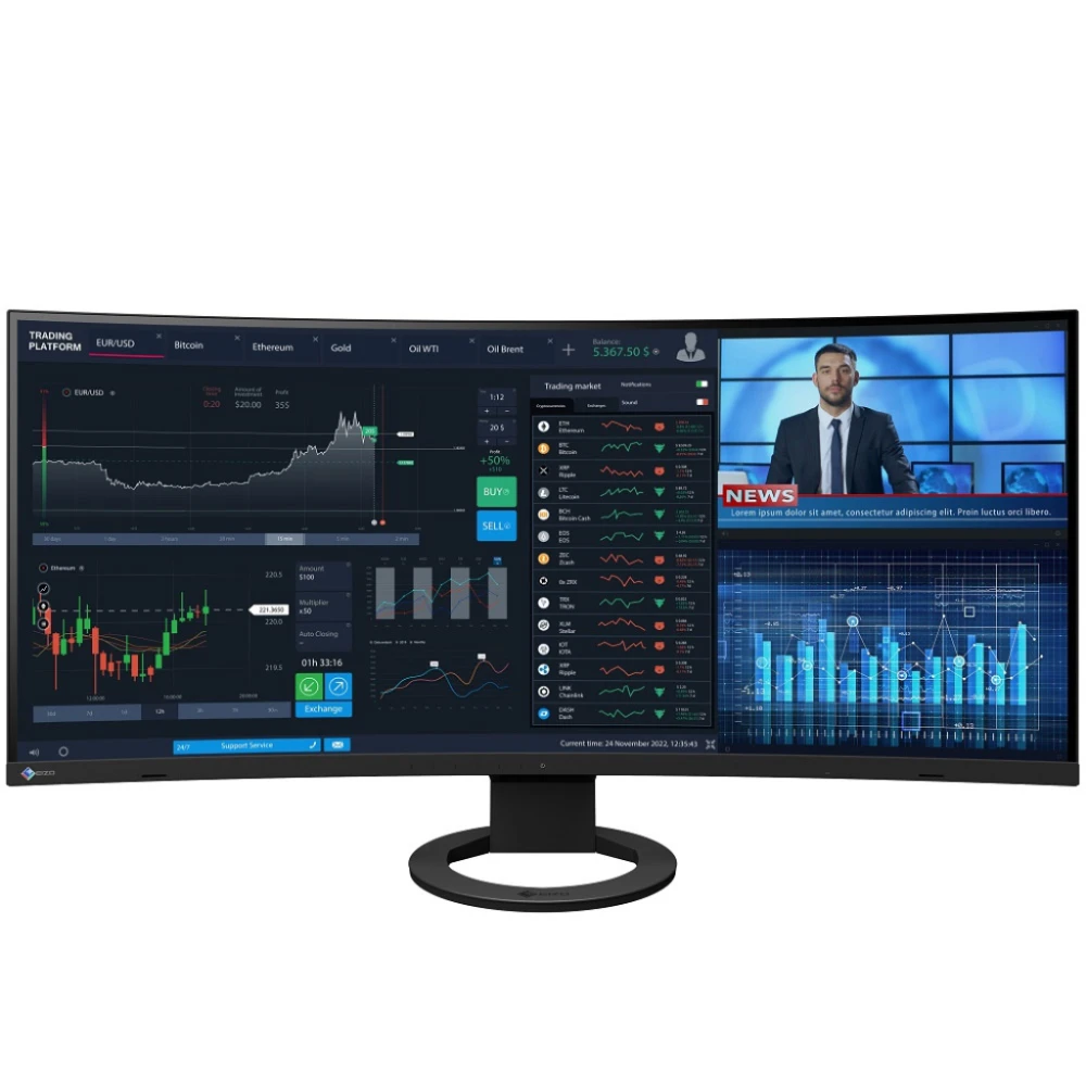 EIZO FlexScan EV3895-BK czarny