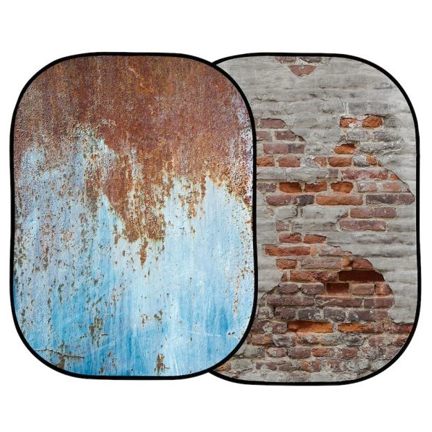 Lastolite Urban 1.5x2.1m Rusty Metal/Plaster Wall