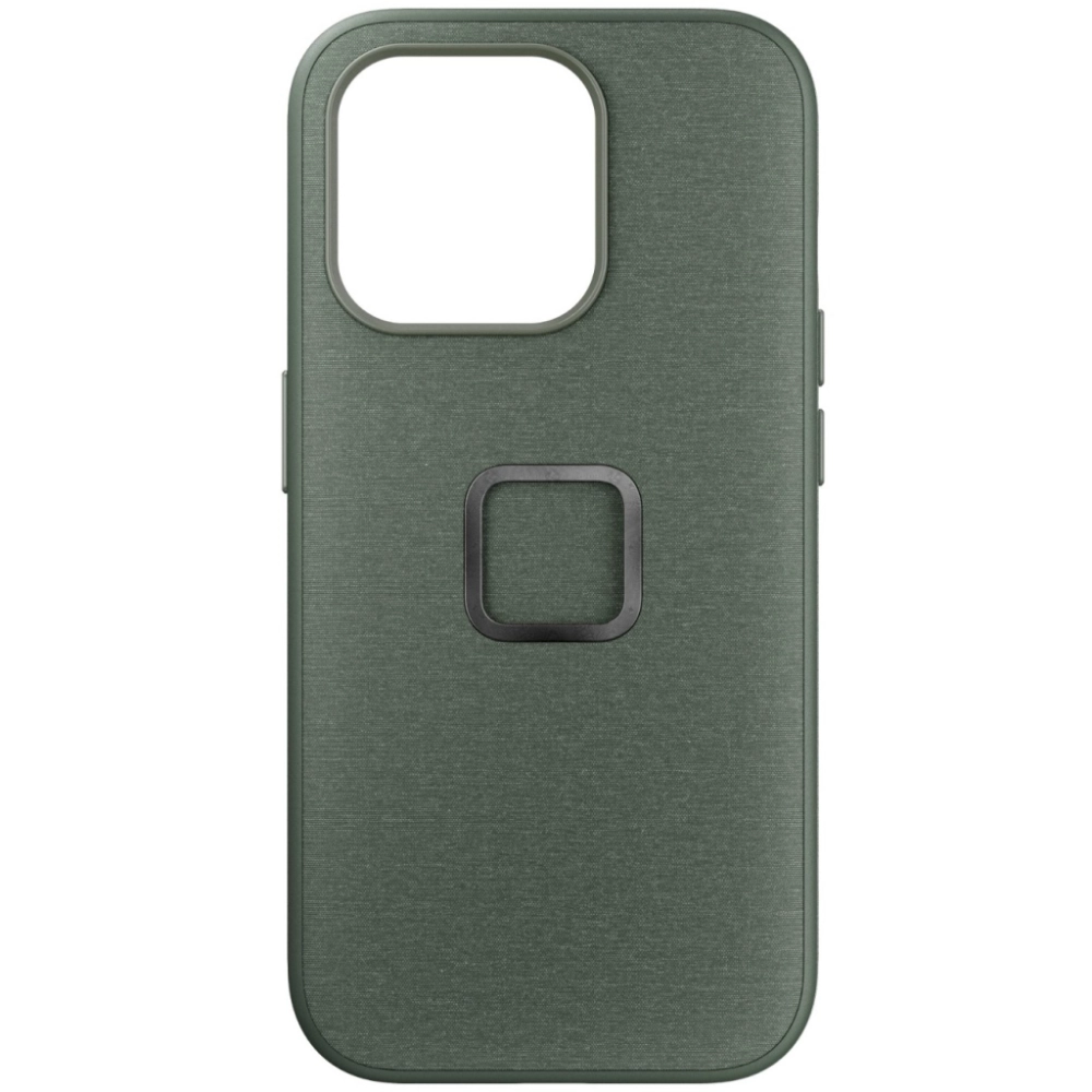 Peak Design Mobile Everyday Fabric Case etui do iPhone 15 Pro v2 szarozielone