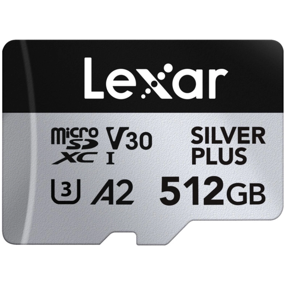 Lexar microSDXC Silver Plus 1066x UHS-I/U3/A2/4K R205/W150 V30 512GB