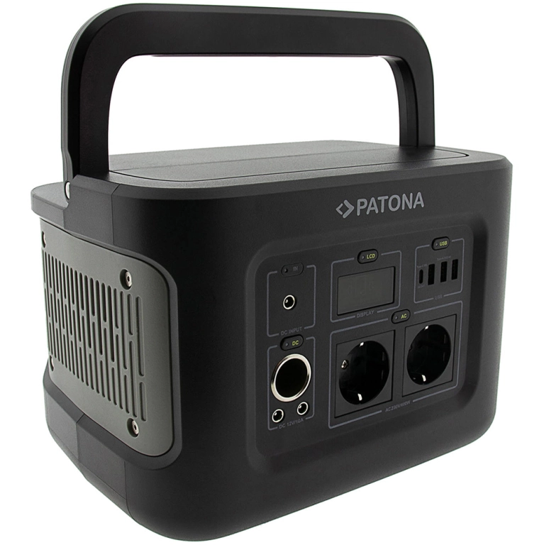 Patona Platinum stacja zasilania 600Wh 600W/230V USB 5V/2,4A DC12/10