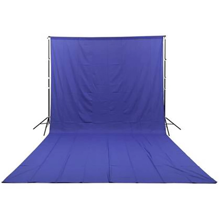GlareOne materia�owe Blue Screen Backdrop 3x6 m - niebieskie