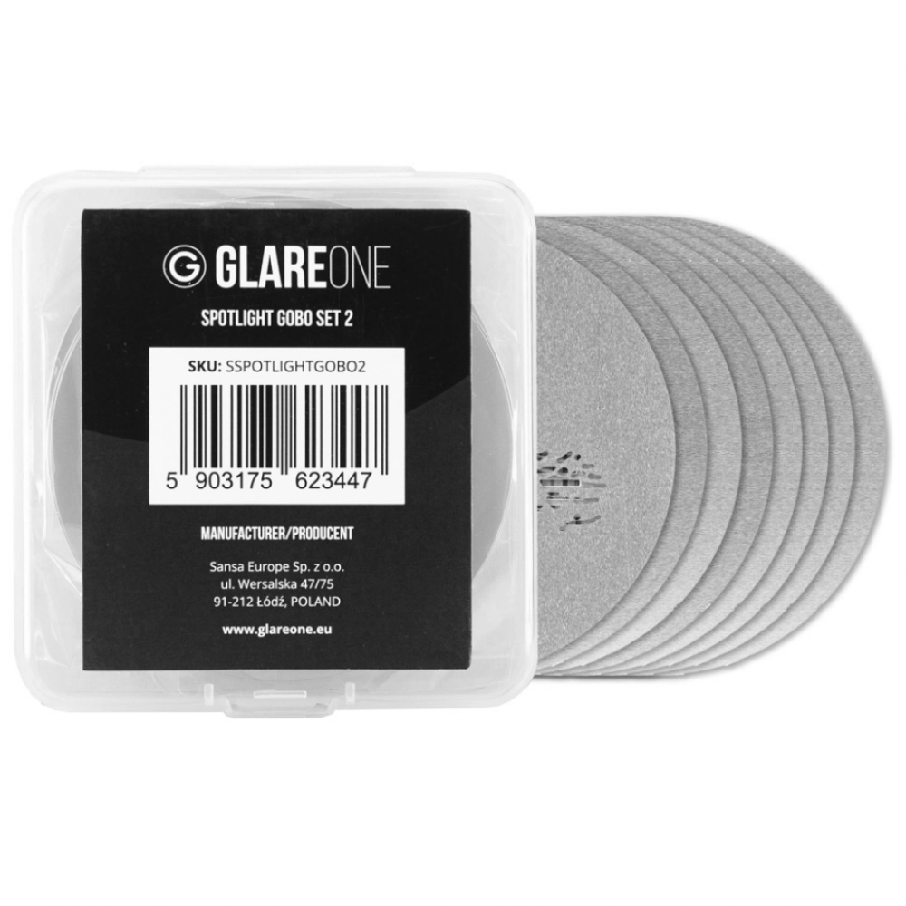 GlareOne Zestaw Spotlight Gobo Set 2