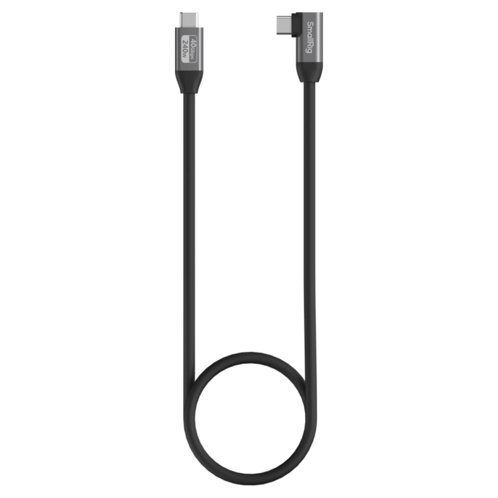 Smallrig kabel USB-C prosty k�towy 100 cm 40 Gbps 240 W 8K [5732]