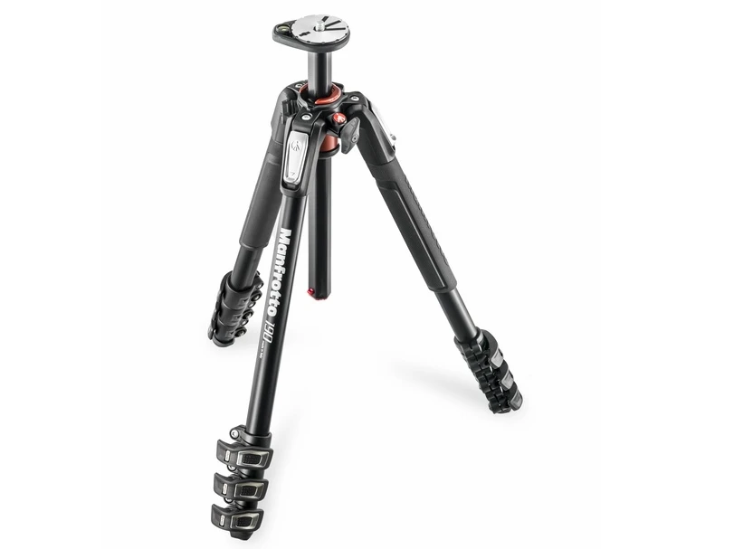 Manfrotto MT190XPRO4, 4-sekcje, aluminiowy, kolumna 90 st, bez głowicy