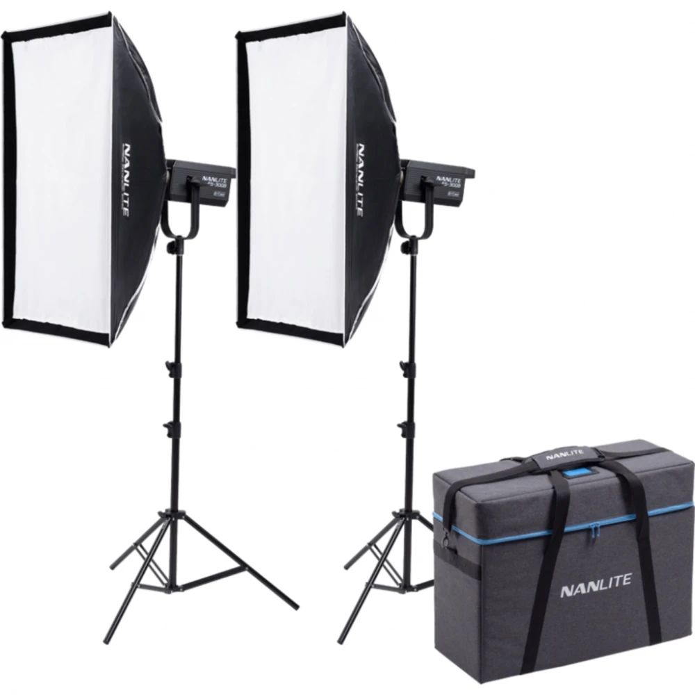 NANLITE FS-300B Bicolor 2700-6500K Light 2KIT