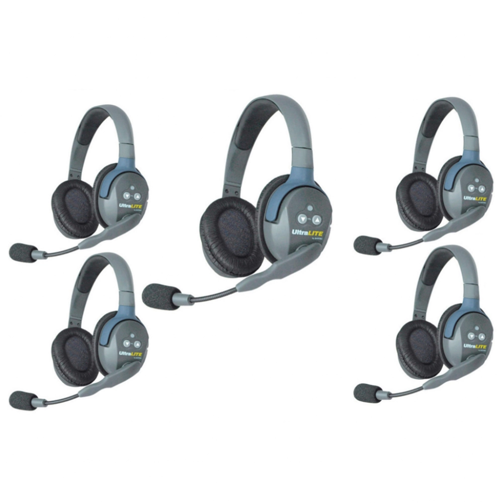 Eartec UltraLITE Double 5 osobowy system komunikacji bezprzewodowej - s�uchawka podw�jna [UL5D]