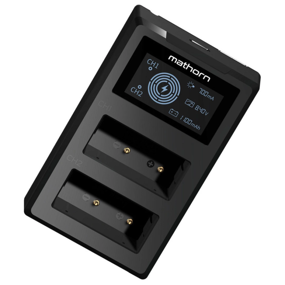 Mathorn dwukana�owa MBC-D107 USB-C do Canon LP-E17