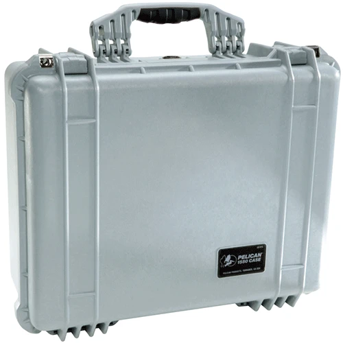 Peli (TM)1550 skrzynia z g�bk� / srebrna