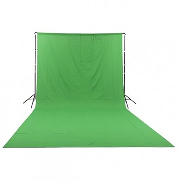 GlareOne materia�owe Green Screen Backdrop 3x6 m - zielone
