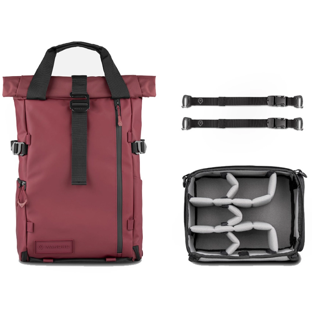 Wandrd PLECAK WANDRD PRVKE 31L Rhone Photo Bundle burgundowy V4