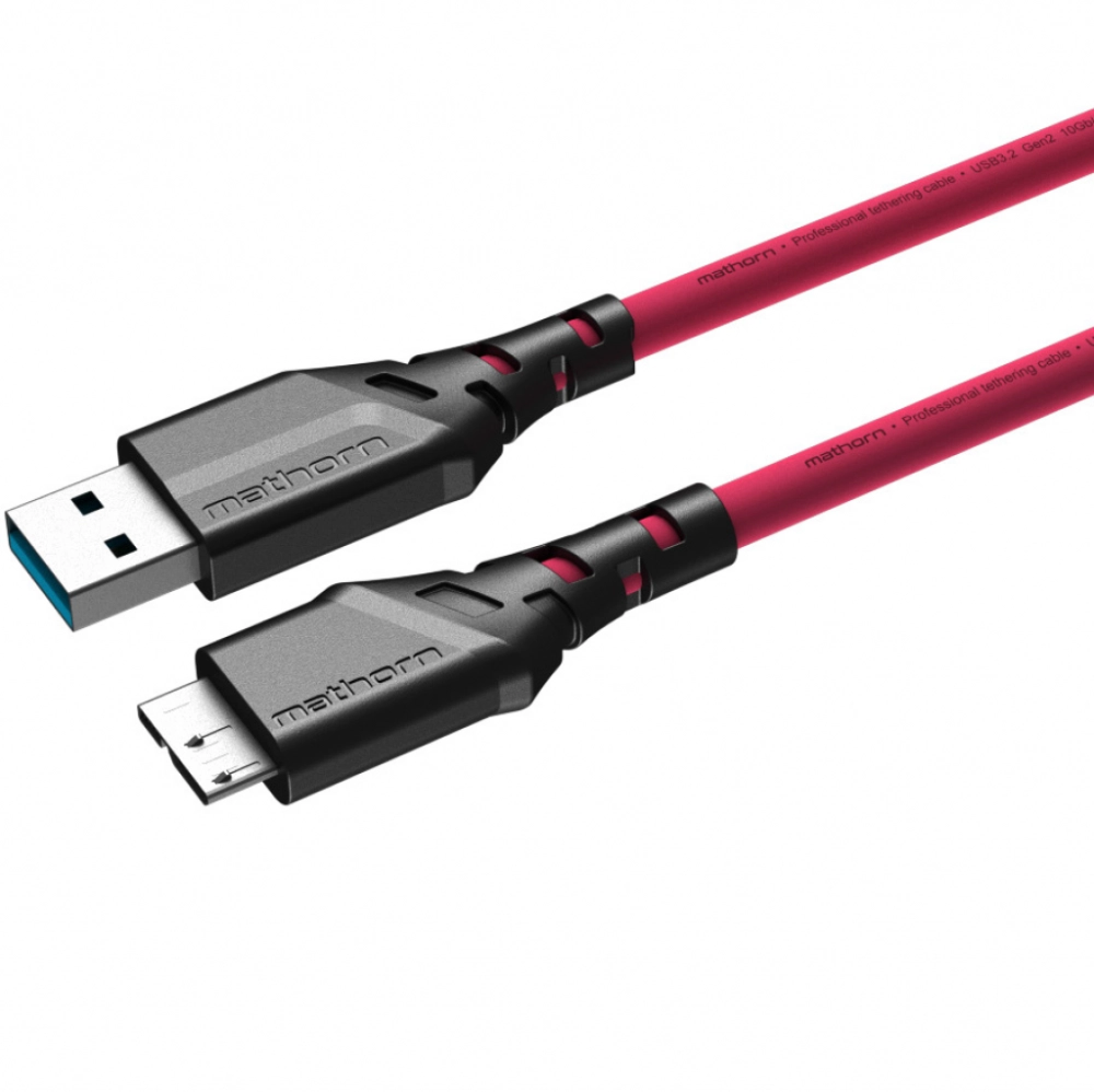 Mathorn MTC-220M USB A - A-MicroB 2m Magenta
