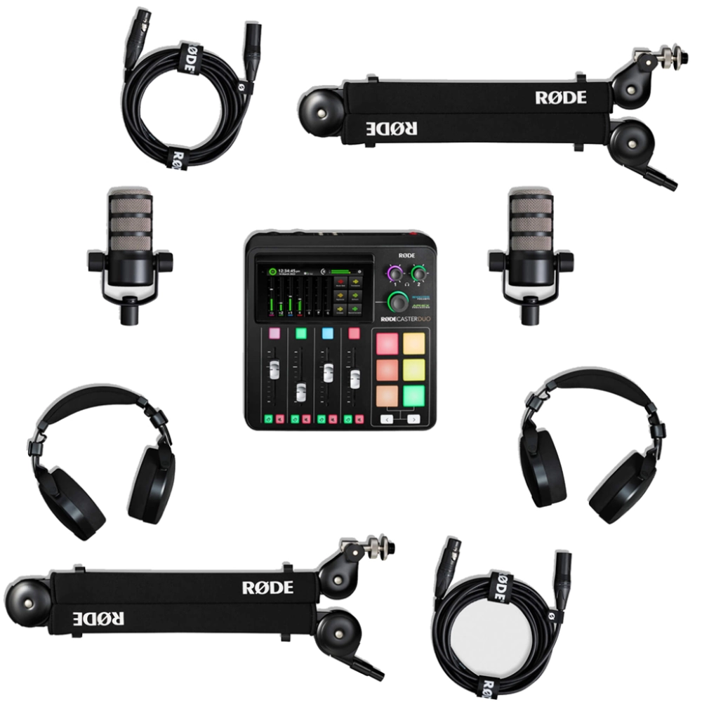 Rode Podcaster Bundle - Zestaw do produkcji dla 2 os�b