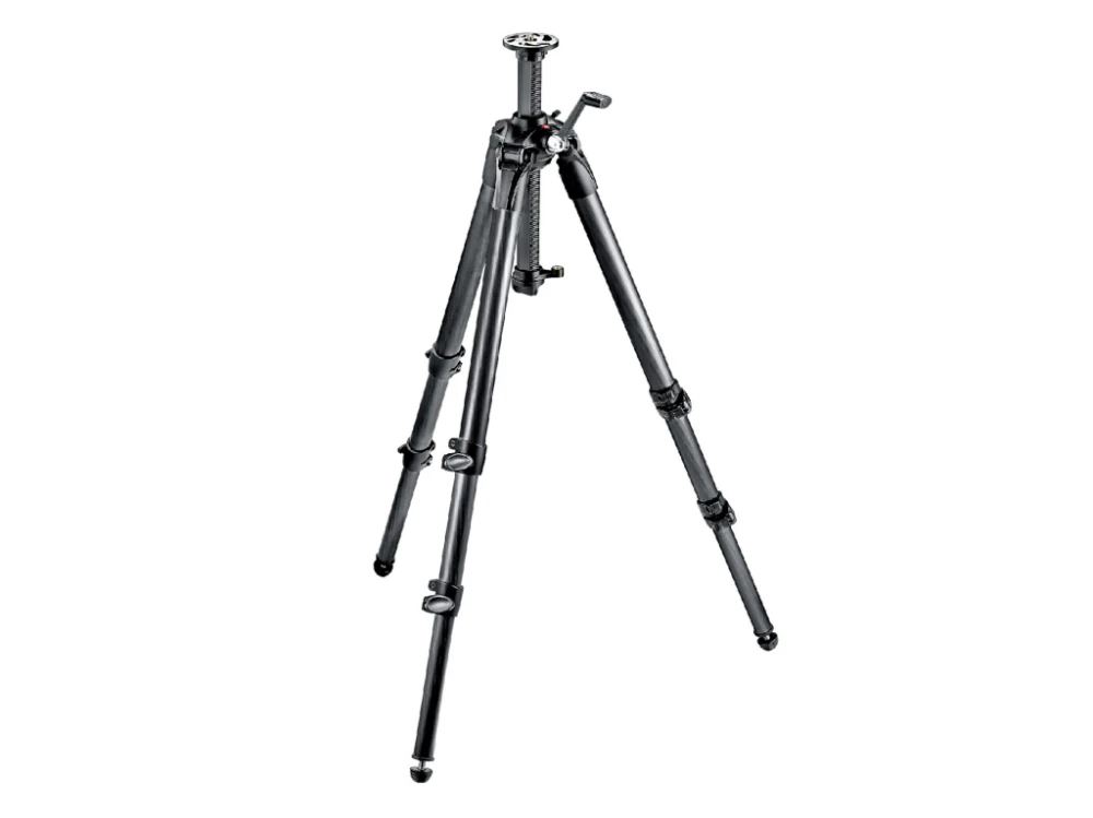 Manfrotto MT057C3-G, 3 sekcje, węglowy, kolumna z przekładnią zębatą, bez głowicy