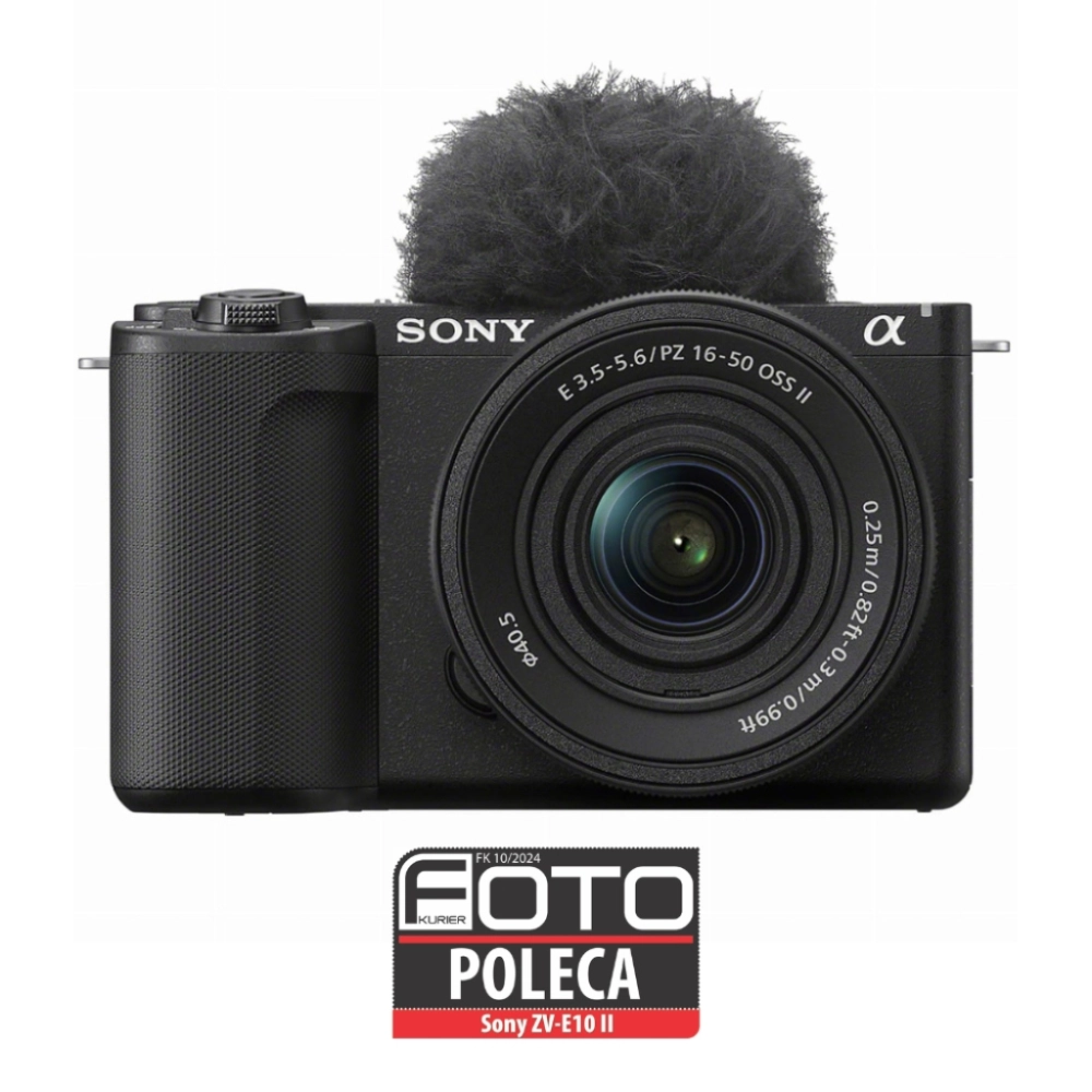 Sony ZV-E10 II + 16-50 mm f/3.5-5.6 (ZVE10M2KB.CEC) Raty 20x0%