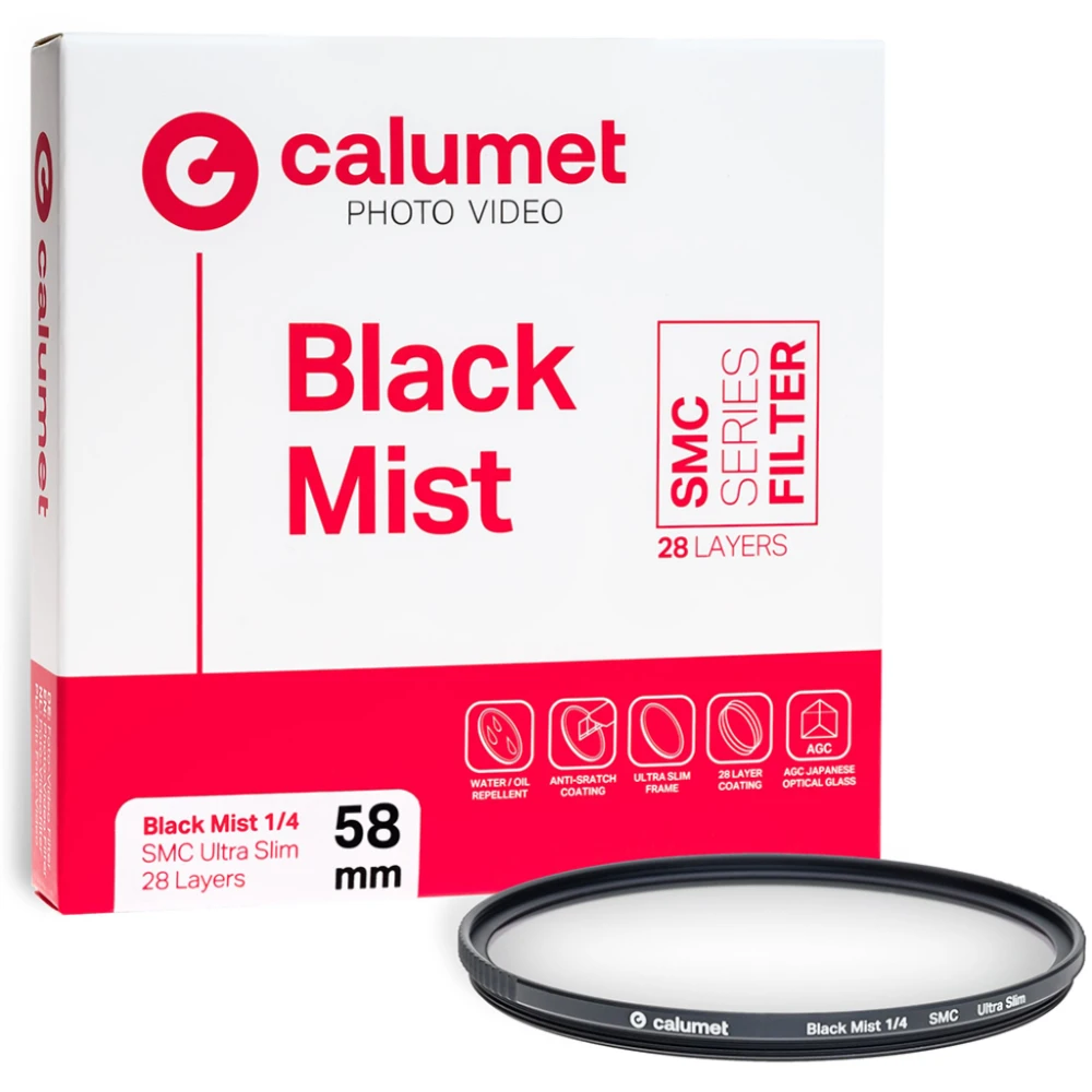 Calumet Filtr Black Mist 1/4 SMC 58 mm Ultra Slim 28 warstw