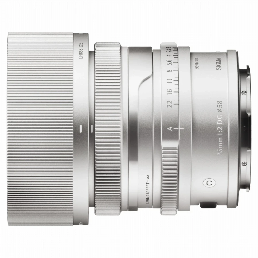 Sigma C 35 mm f/2 DC DG Contemporary L-mount srebrny