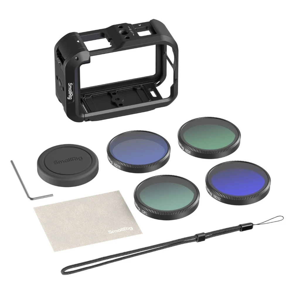Smallrig klatka zaawansowana + filtry do DJI Osmo Action 6 [6374]