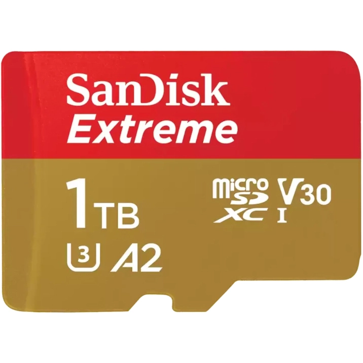 Sandisk Extreme microSDXC UHS-I 1TB + adapter SD