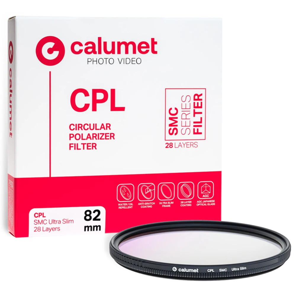 Calumet Filtr CPL SMC 82 mm Ultra Slim 28 warstw