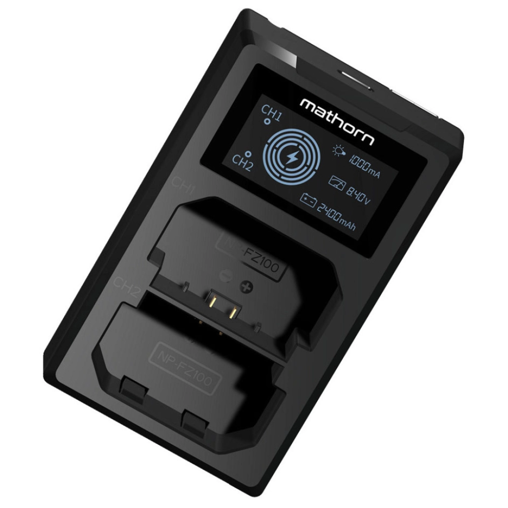 Mathorn dwukana�owa MBC-D220 USB-C do Sony NP-FZ100