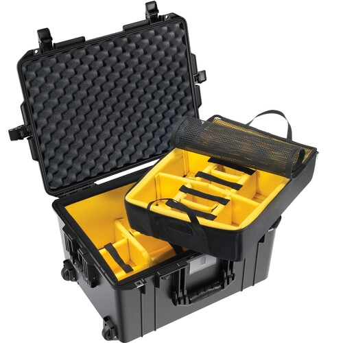 Peli 1607 Skrzynia z z wkładami materiałowymi