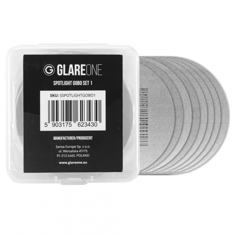 GlareOne Zestaw Spotlight Gobo Set 1
