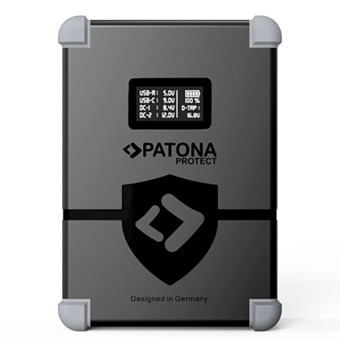 Patona Protect V-Mount V99-PD100 99Wh, 14.8V, 13A, 100W, 2x DC, D-TAP, USB-C USB-A (OUT) [13855]