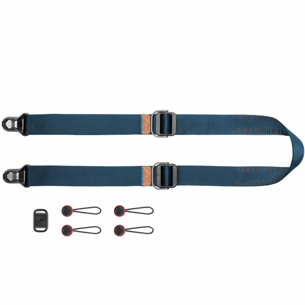 Peak Design Pasek na szyję lub ramię SLIDE LITE v3 niebieski do lekkich aparatów