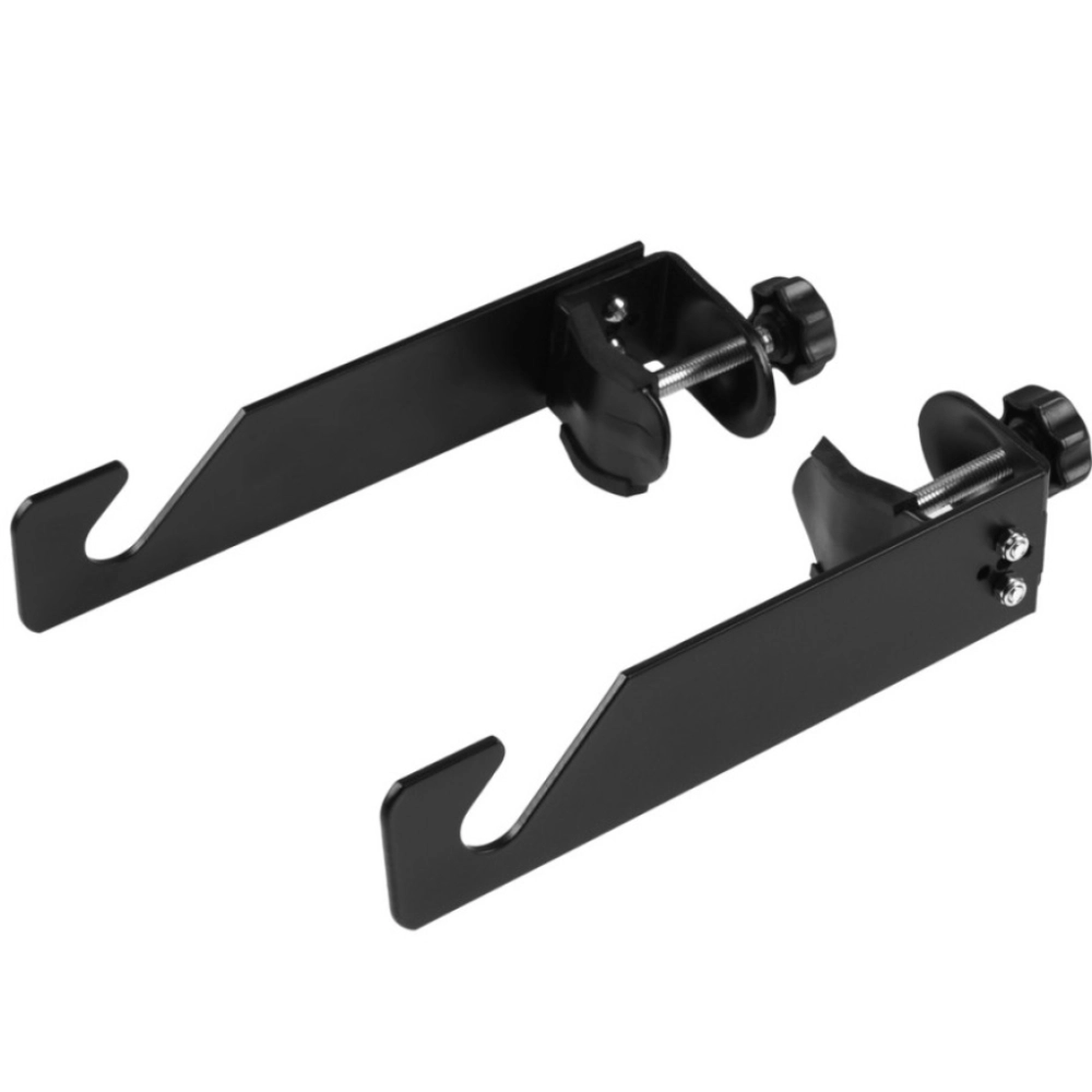 GlareOne Hak do wieszania rolek na t�o kartonowe - pojedynczy, z zaciskiem �rubowym