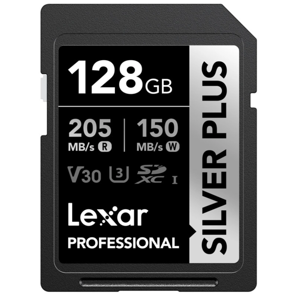 Lexar SDXC Professional SILVER Plus 1066x UHS-I/U3/A2/4K R205/W150 V30 128GB