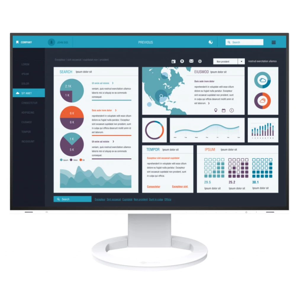 EIZO FlexScan EV2495 WT bia�y