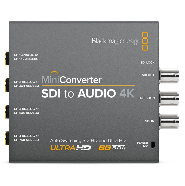 Blackmagic Mini Converter SDI to Audio 4K