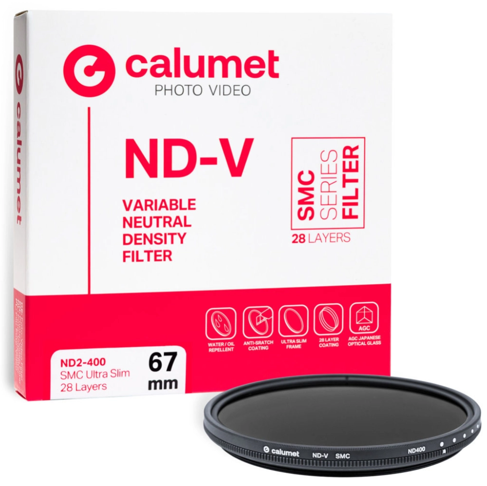 Calumet Variable ND2-400 SMC 67 mm Ultra Slim 28 Layers