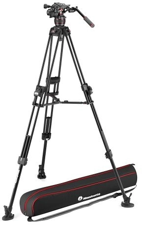Manfrotto 645 Alu Fast Twin z g�owic� Nitrotech 608 (MVK608TWINFA) Pro Video
