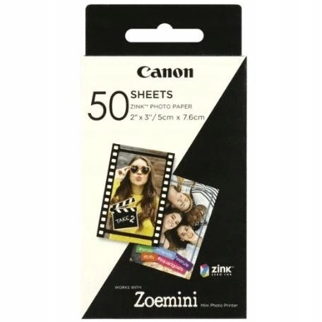 Canon Papier fotograficzny ZINK(TM) 5 � 7,6 cm 50 ark.
