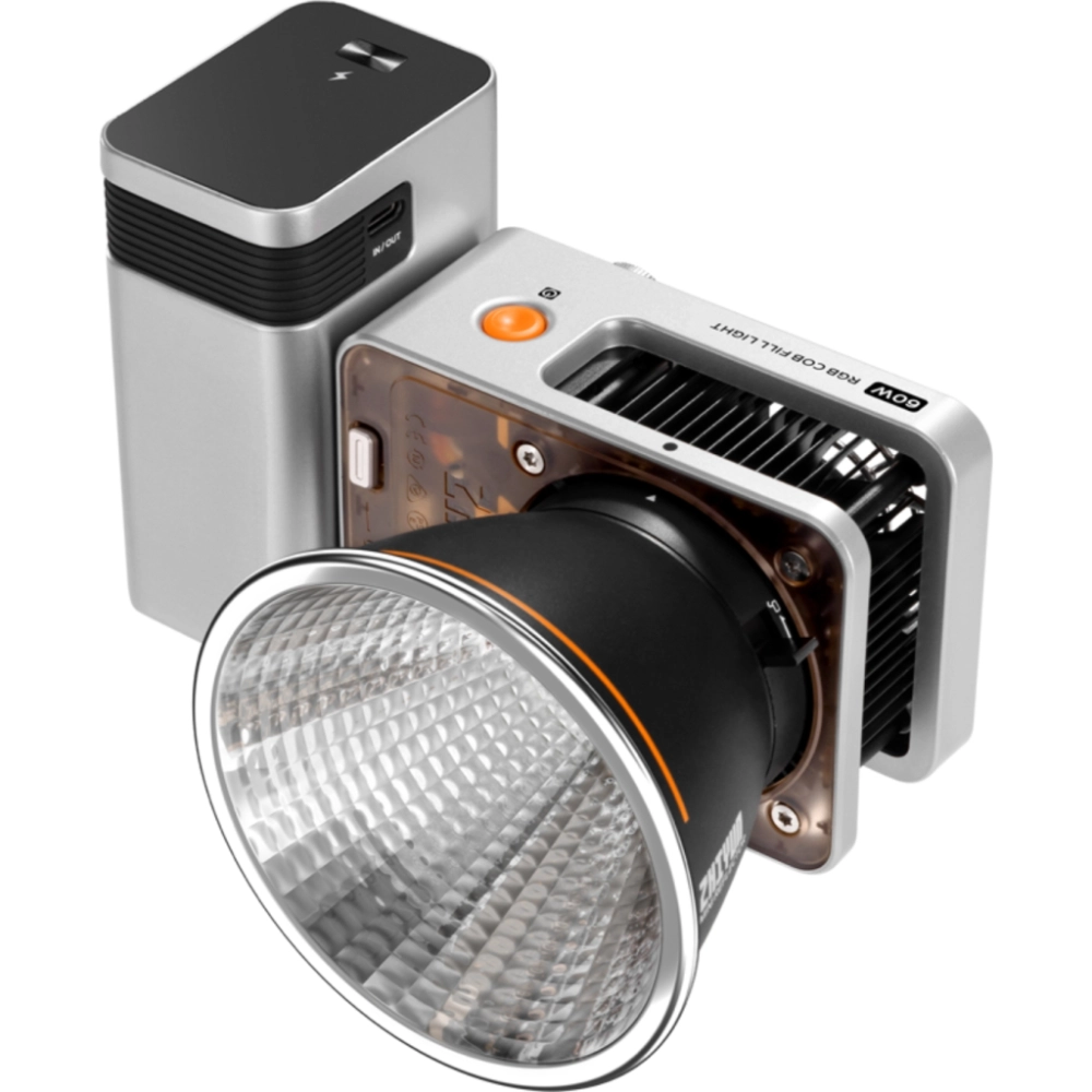 Zhiyun Molus X60 RGB COB Combo Light Portable 2700-6500K (Battery Grip)