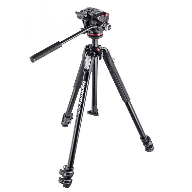 Manfrotto MK190X3-2W, aluminiowy, 3 sekcje, zestaw z g�owic� 2W MHXPRO-2W