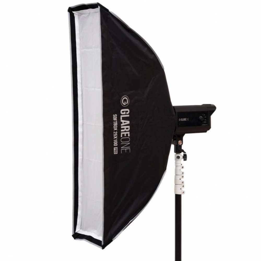 GlareOne Pro 25x100 zestaw z gridem mocowanie Bowens