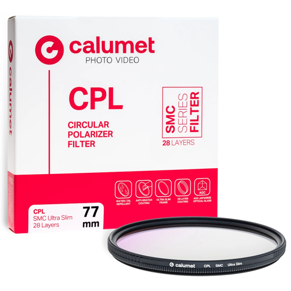 Calumet Filtr CPL SMC 77 mm Ultra Slim 28 warstw