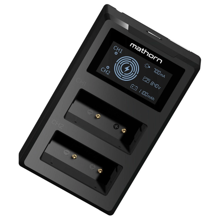 Mathorn dwukana�owa MBC-D105 USB-C do Canon LP-E12