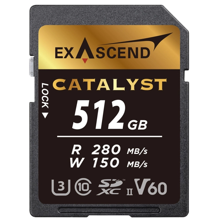 Exascend SDXC Catalyst UHS-II V60 512GB