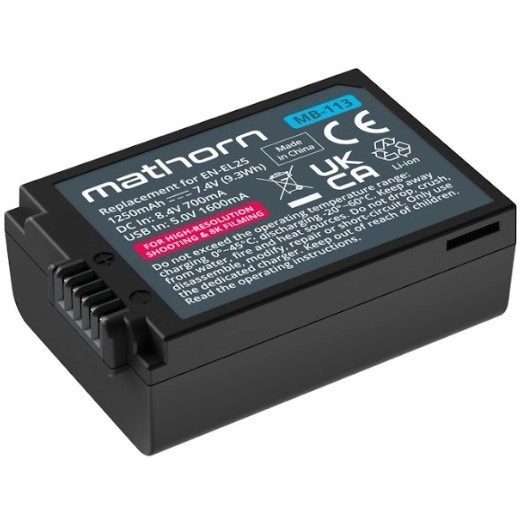 Mathorn bateria MB-113 1250 mAh USB-C do Nikon EN-EL25