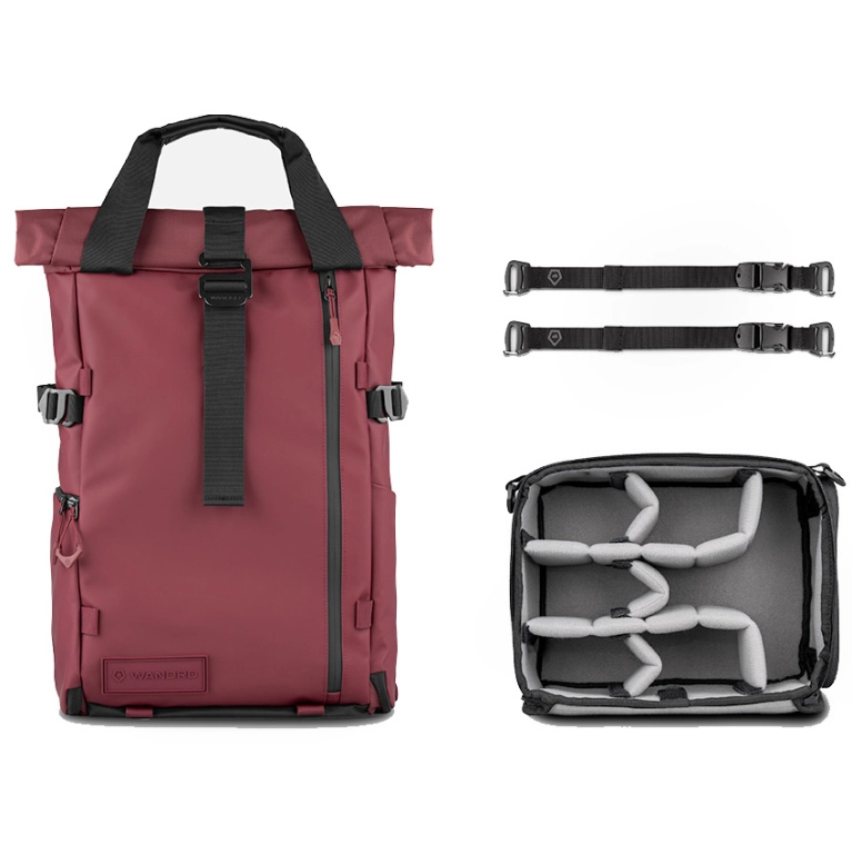 Wandrd PLECAK WANDRD PRVKE 21L Rhone Photo Bundle burgundowy V4