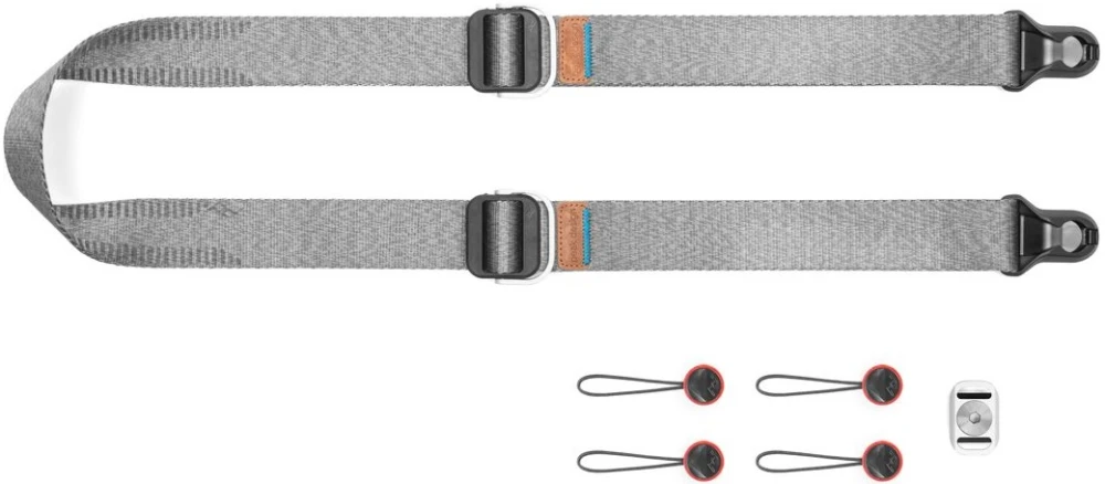 Peak Design Pasek na szyję lub ramię SLIDE LITE v3 popielaty do lekkich aparatów