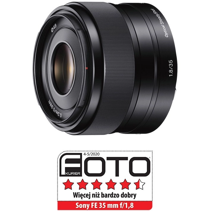 Sony E 35 mm f/1.8 OSS (SEL35F18.AE) Raty 20x0%