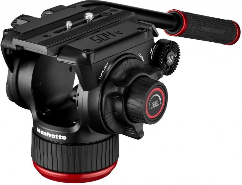 Manfrotto 504X (MVH504XAH) z p�ask� baz� 75 mm Pro Video